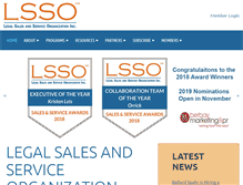 Tablet Screenshot of legalsales.org